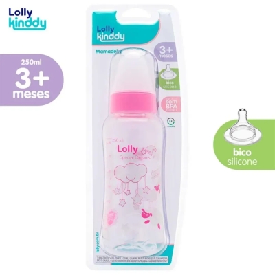 Mamadeira Lolly Special Dreams Rosa de 250ml - 1 unidade