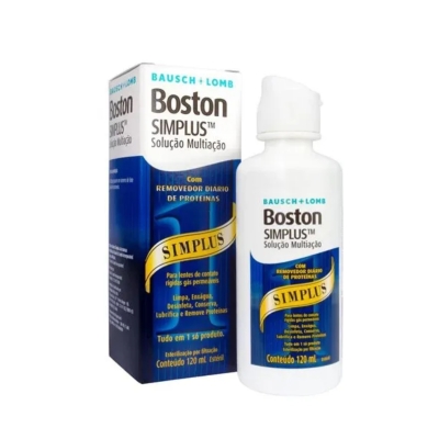 Boston Simplus Solução para Limpeza de Lentes 120ml