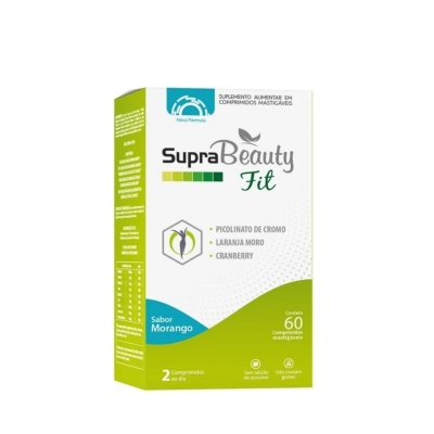 Supra nutri fit 60 cpr mast morango