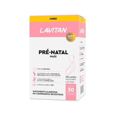 Lavitan pre-natal 30cpr cimed