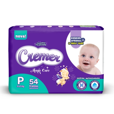 Fralda Cremer Disney Baby Mega P 54 Unidades 