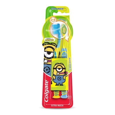 Escova Dental Colgate Smiles Minions 2-5 Anos 2 Unidades