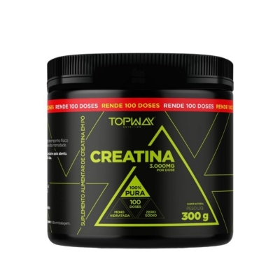 Creatina Monohidratada 100% Pura 300g Topway