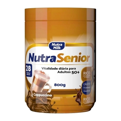 Suplemento Alimentar Nutra Senior 50+ Cappuccino 800g