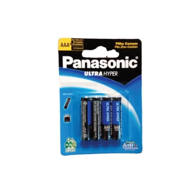 Pilha panasonic ultra hyper aaa 4 un palito