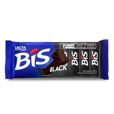 Chocolate Bis Black Lacta 100,8g