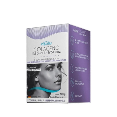 Colágeno Hidrolisado Equaliv Type One 30 sachês de 4g