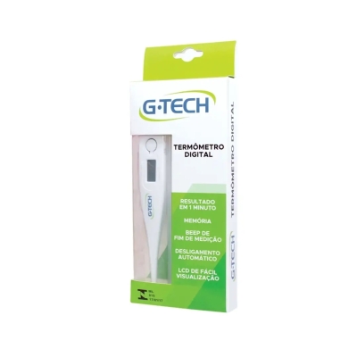 Termômetro Digital Clínico G-Tech Branco 1 Unidade