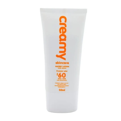 Creamy Watery Lotion Protetor Solar Fps 60 Uva + Uvb 50ml