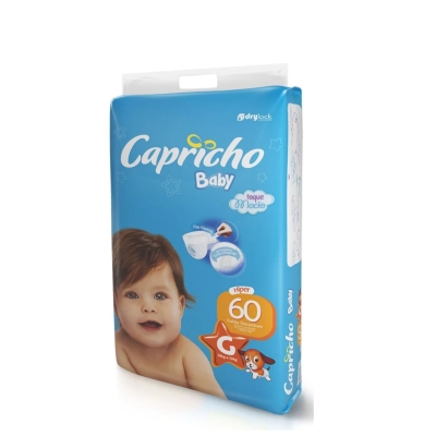 Fralda Capricho Baby Hiper G 60 Unidades 
