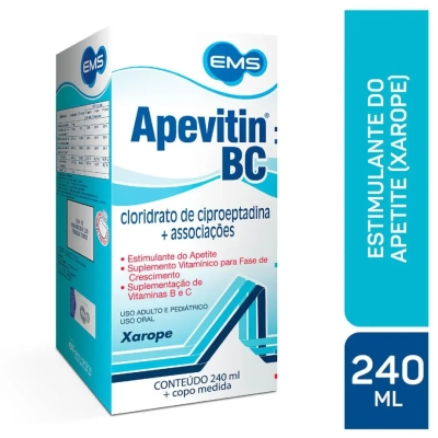 Apevitin BC Estimulante de Apetite Xarope 240ml