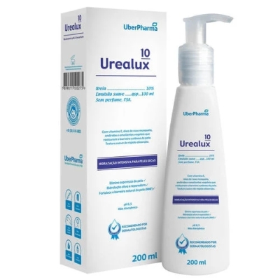 Urealux 10% ureia 200ml c/valvula