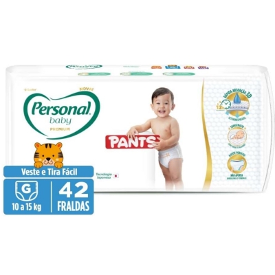 Fralda Personal Baby Pants Mega G 42 Unidades 
