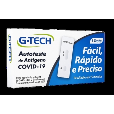 Autoteste de Antígeno G-Tech Covid-19 1 Teste
