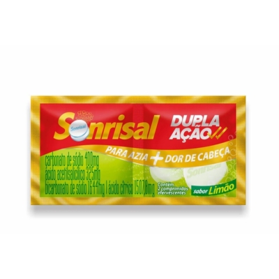 Sonrisal Dupla Ação Limão 2 Comprimidos Efervescentes