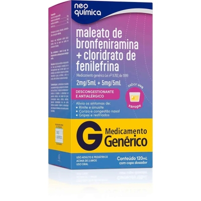 Bronfeniramina+fenilf xpe 120ml g.neo quimica