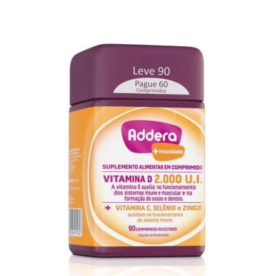Addera Imunidade 2000UI 90 Comprimidos 