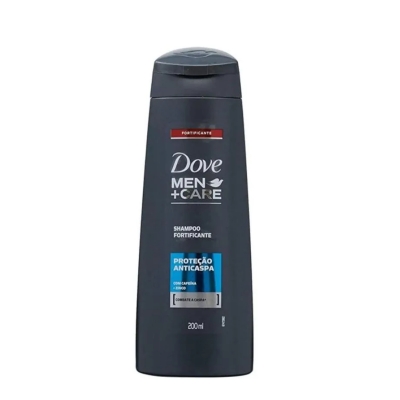 Shampoo Dove 200ml Men Força Proteção Anticaspa