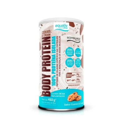 Equaliv Body Protein - Sabor Cookies N Cream com 450g