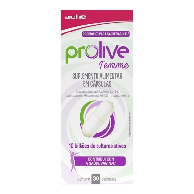 Probiótico Prolive Femme 30 Cápsulas