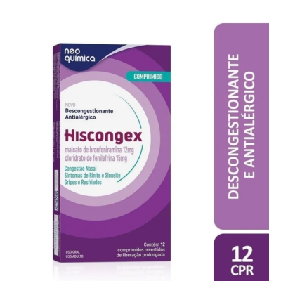 Hiscongex 12 cpr neo quimica
