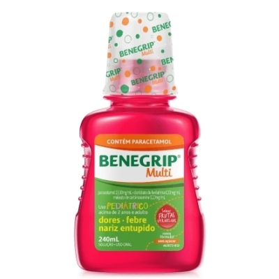 Benegrip Multi Sabor Frutas Vermelhas 240ml