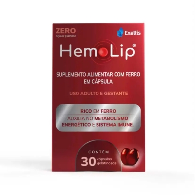 Suplemento Alimentar Hemolip Ferro 30 Ccápsulas
