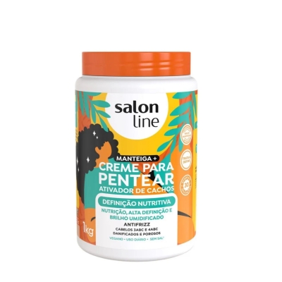 Creme Pentear Ativador Definição Nutritiva Salon Line 1Kg