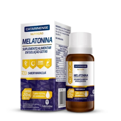 Melatonina em Gotas Catarinense Sabor Maracujá 20ml