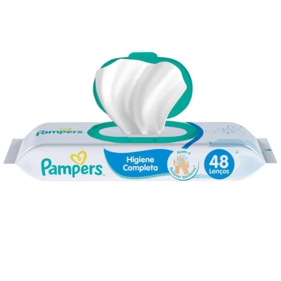 Lenço Umedecido Pampers Higiene Completa 48 Unidades