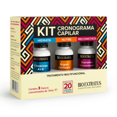 Kit bio extratus cronograma capilar 30ml