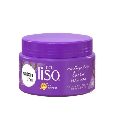Máscara Matizadora Salon Line Meu Liso Loiro Matizado 300g