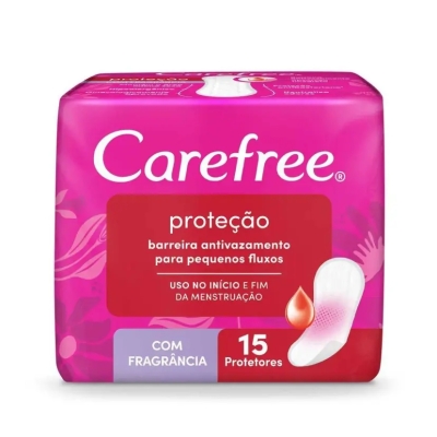Protetor Diário Carefree Proteção Com Perfume 15 Unidades