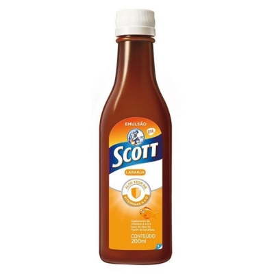 Emulsao scott 200ml laranja 