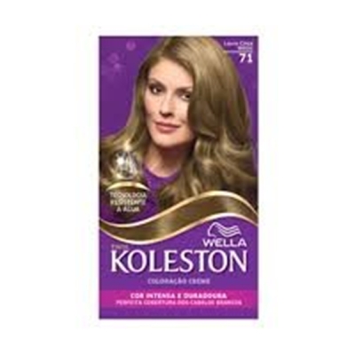 Tint koleston 7.1 louro cinza medio