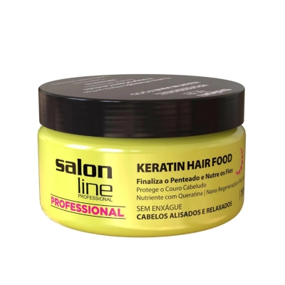 Pomada Keratin Hair Food Professional Nutre Salon Line 195gr