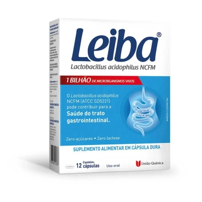 Probiótico Leiba 12 Cápsulas