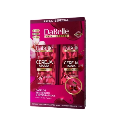 Kit Dabelle Cereja Mania Shampoo 410ml E Condicionador 175ml