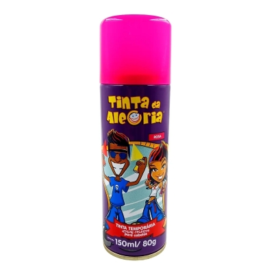 Tinta Da Alegria Spray Cabelo Rosa 150ml