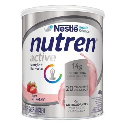 Suplemento Alimentar Nutren Active Nestlé Morango 400g