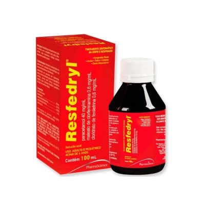 Resfedryl Solução Oral 100ML Pharmacience