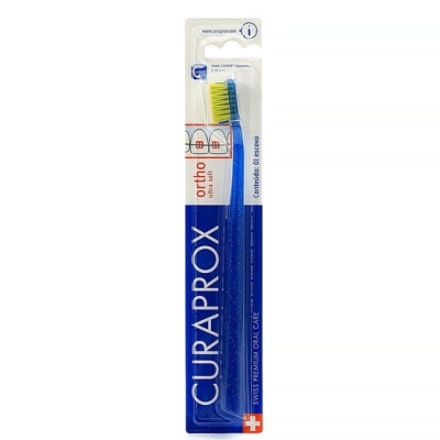 Escova Dental Curaprox 5460 Ortho Cerdas Ultra Macias Cores Sortidas 1 Unidade