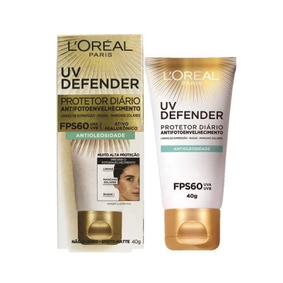 Protetor loreal uv def antiole fps 60 40g