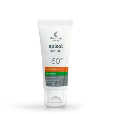 Protetor Solar Facial Episol Sec OC FPS 60 Pele Oleosa 60g
