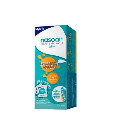 Nasoar 0,9% Refil Granulado para Solução Nasal 30 envelopes