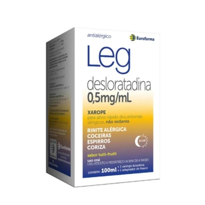 Leg Desloratadina 0,5mg/ml Xarope 100ml