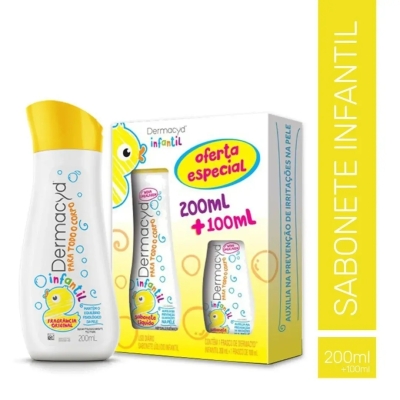 Kit Sabonete Líquido Dermacyd Infantil 200ml + 100ml