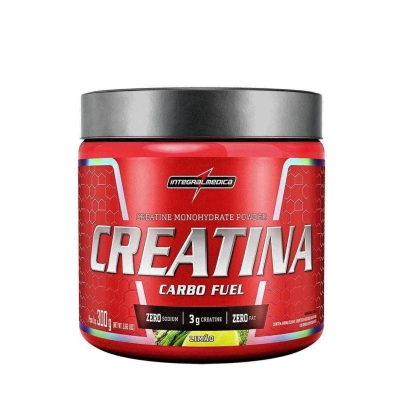 Creatina Carbo Fuel 300g Integralmedica Sabor Limão 