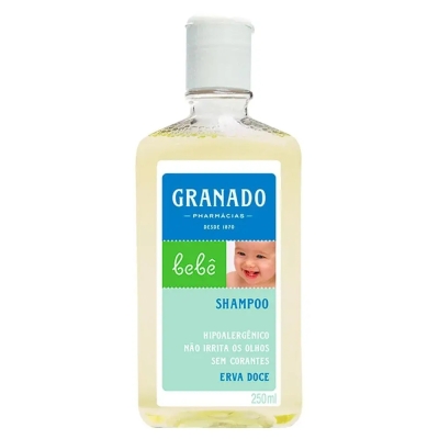 Shampoo Infantil Granado Bebê Erva Doce 250ml