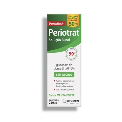 Solução Antisséptica Bucal Periotrat Menta Forte 250ml